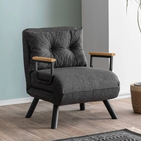 Sando Single Dark Grey fotel
