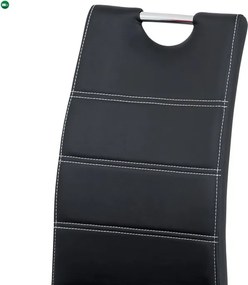 Modern Étkezőszék Fekete Színben Hc-484