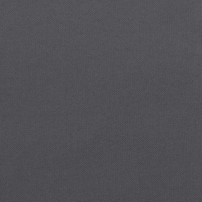 2 db antracit oxford szövet kerti padpárna 180 x 50 x 7 cm