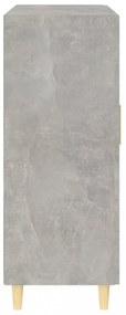 betonszürke szerelt fa tálalószekrény 69,5 x 34 x 90 cm