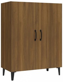 barna tölgy színű szerelt fa tálalószekrény 70 x 34 x 90 cm