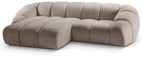 Bézs sarokkanapé (bal oldali) Diana – Micadoni