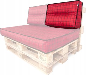 Rövid kerti párna raklapos padhoz, raklap háttámla 60x40cm