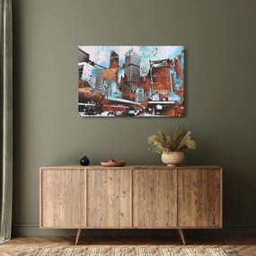 Kép - felhőkarcolók (90x60 cm)
