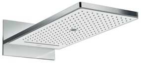 Fejzuhany Hansgrohe Rainmaker Select négyzet vakolat alatti rész nélkül fehér / króm 24001400