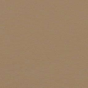 Tópszínű behúzható oldalsó napellenző 120 x 1000 cm
