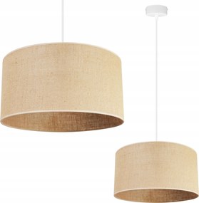Függő Lámpa Mennyezeti Csillár Szimpla Lámpabúra Boho Juta 35 CM Nappaliba