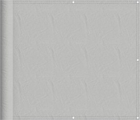 vidaXL világosszürke 100% oxford poliészter erkélyparaván 90 x 300 cm