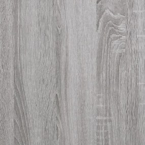 szürke sonoma színű szerelt fa sarokasztal 200 x 50 x 76 cm