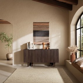 Barna mangófa komód 160x80x40 cm Tamira – MOME