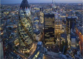 Kép - London esti panorámája (70x50 cm)