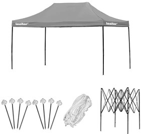 Összecsukható kerti pavilon 3x4,5 m
