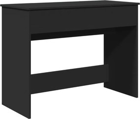 vidaXL fekete fésülködőasztal tükörrel 100x45x76 cm