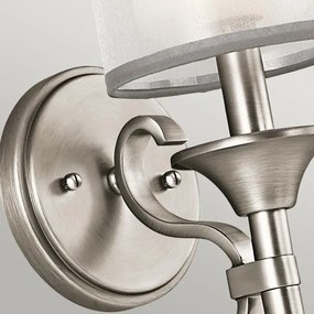 Kichler KL-LACEY1-AP - LACEY fali lámpa 1xE14/40W/230V matt króm