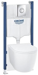 GROHE 103843SH00 - SOLIDO COMPACT 5 az 1-ben szett, 1,13 m, kerámia/fehér