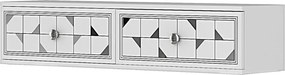 Moka 120 - White, Silver