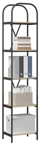 Könyvespolc sonoma tölgy 40 x 30 x 183 cm Faanyag