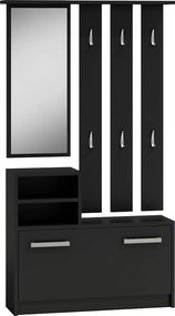 GAR előszobafal, fekete