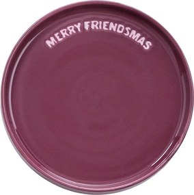 GOOD VIBES tányér Ø15cm , MERRY FRIENDSMAS