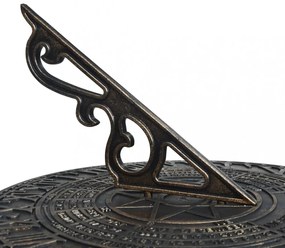 bronz színű műanyag napóra 35,5 x 82 cm