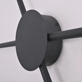 Brilagi - LED Fali lámpa LUGO QUATTRO LED/16W/230V fekete