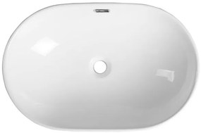 Sapho - LIMA beépíthető mosdó 60x40 cm kerámia/fehér