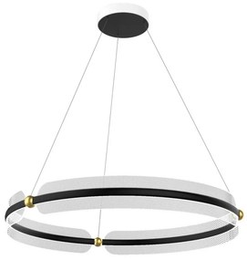 ITALUX 5900644337690 FARIS Modern Led Függesztett Lámpa Fekete, Arany LED IP20