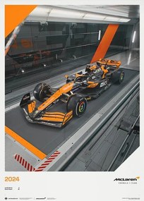 Művészeti nyomat McLaren Formula 1 Team - MCL38 - Whatever It Takes - 2024, Automobilist