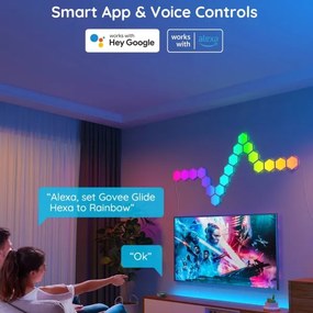 Govee - LED RGB Dimmelhető panel LED/7,2W/230V Wi-Fi