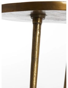 Fém tárolóasztal 60x80 cm Lienz – Light &amp; Living