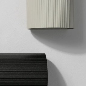 FARO 40528 - Fali lámpa SOLE 1xGU10/8W/230V szürke csipkézett kerek