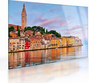 Üveg kép - Rovinj, Horvátország (70x50 cm)