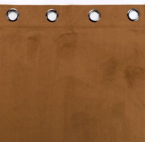 Barna kordbársony függöny 140x260 cm Casual – douceur d'intérieur