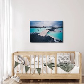 Egy fahíd képe (90x60 cm)
