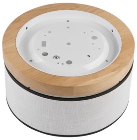 Brilagi - LED Mennyezeti lámpa BELLADONNA 1xE27/15W/230V átm. 30 cm fehér/tölgy