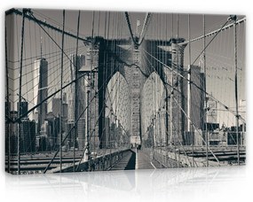 Brooklyn Bridge, vászonkép, 60x40 cm méretben