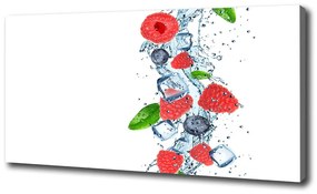 Feszített vászonkép Erdei gyümölcsök jéggel oc-66266127