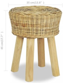 természetes rattan bárszék