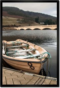 Poszterek keretben 40x60 Horgászcsónak