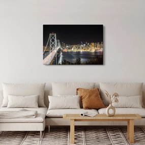 A Brooklyn-híd és a New York-i kép (90x60 cm)