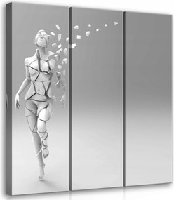 Vászonkép 90x100 Transzformáció fragmentáció mozgás dinamika absztrakt futurizmus