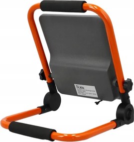 Újratölthető LED reflektor állvánnyal LED/50W/3,2V 4500K 5000 mAh IP65 narancssárga