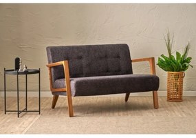 TUMI antracit kétszemélyes kanapé