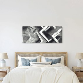 Absztrakt kép kocka (120x50 cm)