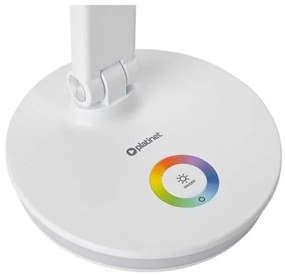 Platinet asztali lámpa 12 W, RGB világítás + USB, fehér