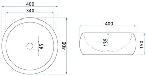 Rea, Munkalapos mosogató REA Luna Gold/Black, REA-U3306