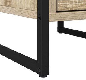 vidaXL Éjjeli asztal fiókkal Sonoma 39,5 x 30 x 50 cm Faanyag