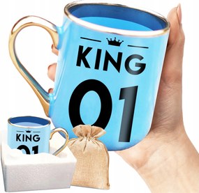 Elegancia Bögre Nyomott Mintával King 01 Szuper Ajándék Neki Fiú