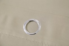 OXFORD bézs függöny 140x270 cm Felfüggesztés: Hullámos sínszalag