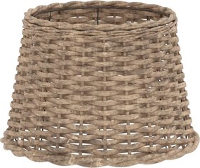 vidaXL barna fonott lámpaernyő Ø40 x 26 cm